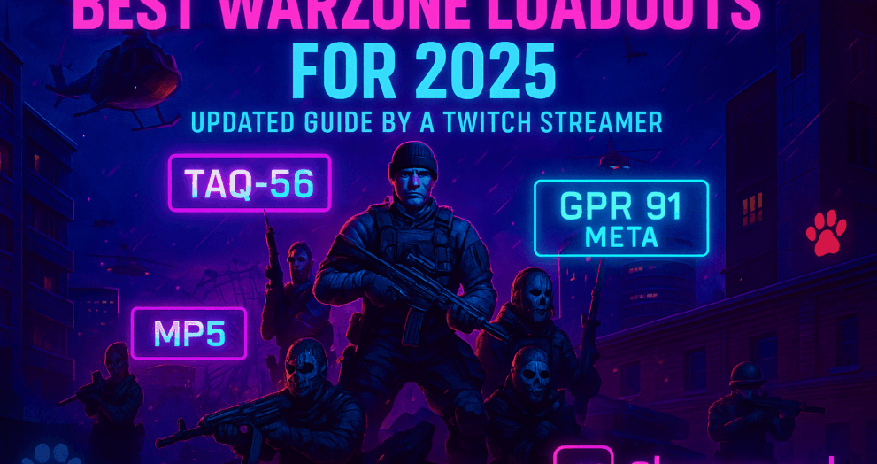 Best Warzone Loadouts for 2025 – Updated Guide by a Twitch Streamer
